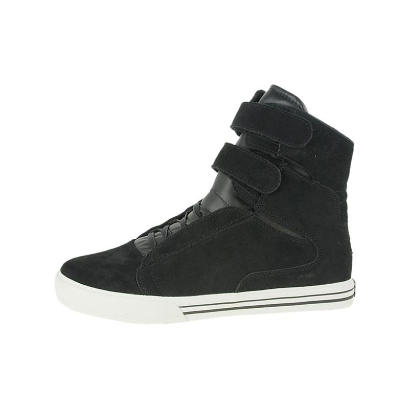 Buty Supra TK SOCIETY - Sneakersy Wysokie Damskie - Czarne (LBKT-07463)